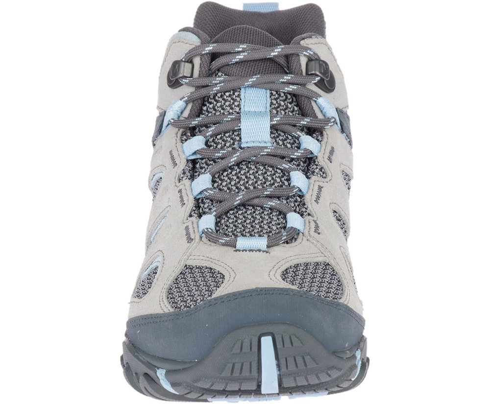 Merrell Støvler Dame - Yokota 2 Mid Waterproof - Grå - LVQ871502